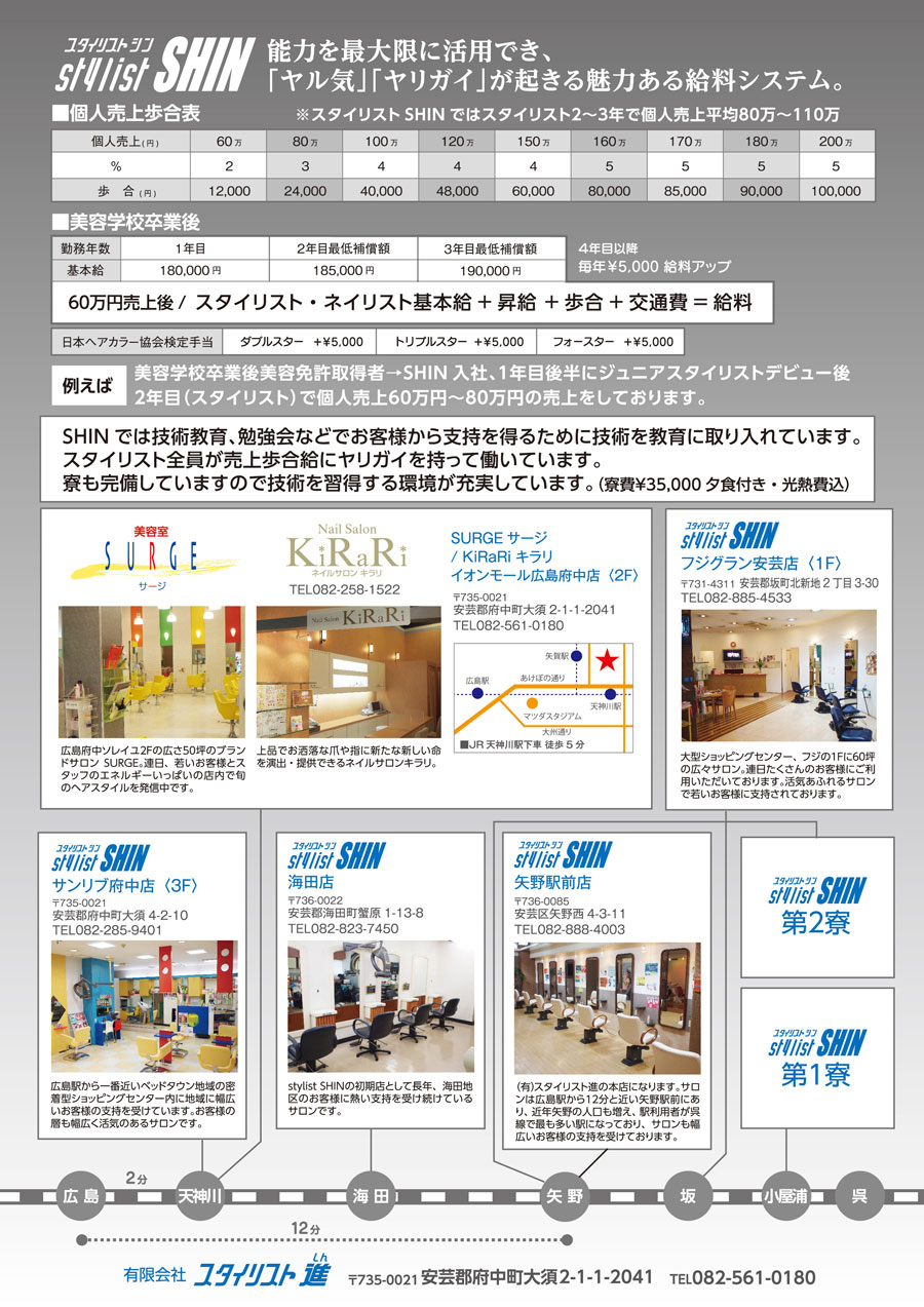美容師募集